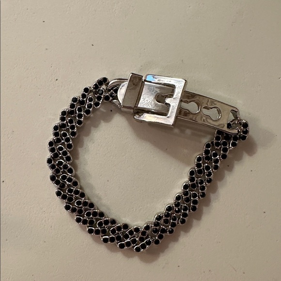 Silver Women’s Bracelet - Polished Link Design - Picture 3 of 3